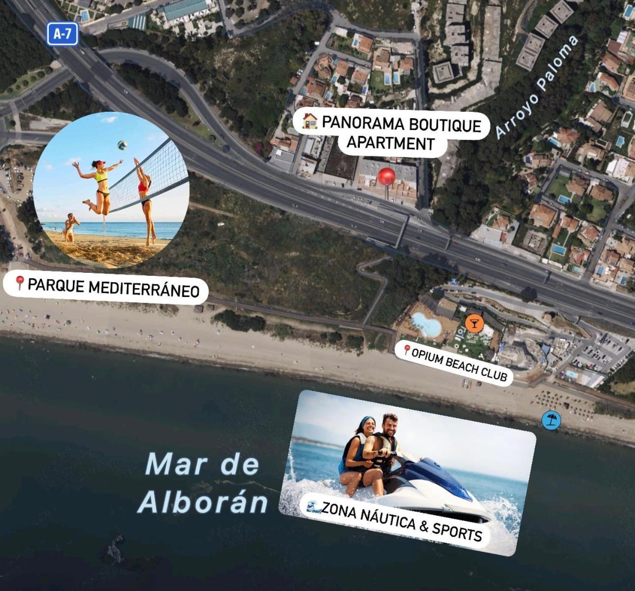 Frente A La Playa Apartamento Boutique En Marbella Eksteriør bilde